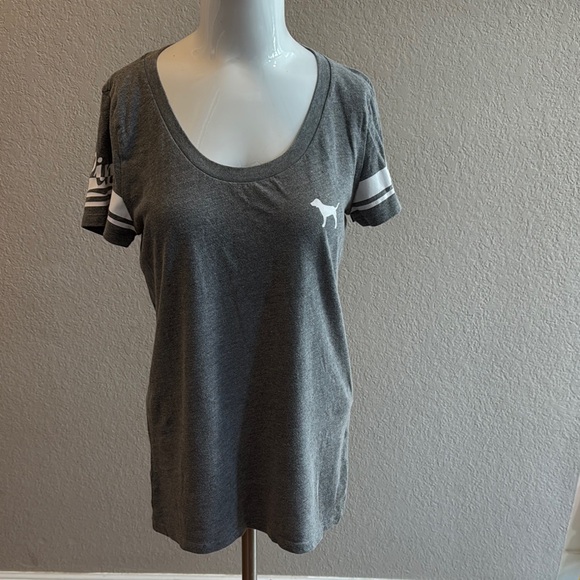 PINK Victoria's Secret Tops - Pink size large Gray Women's Top